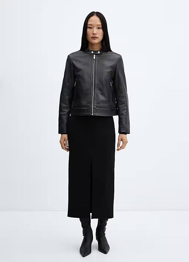 Imagen - Falda larga negra estilo lápiz