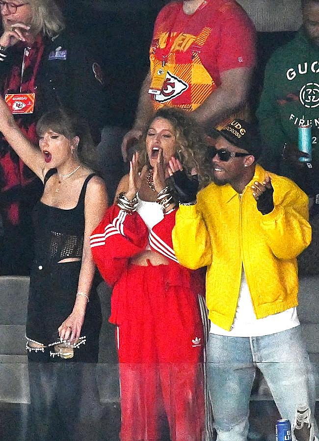 Imagen - Blake Lively animando a los Chiefs en la Super Bowl. / GTRES