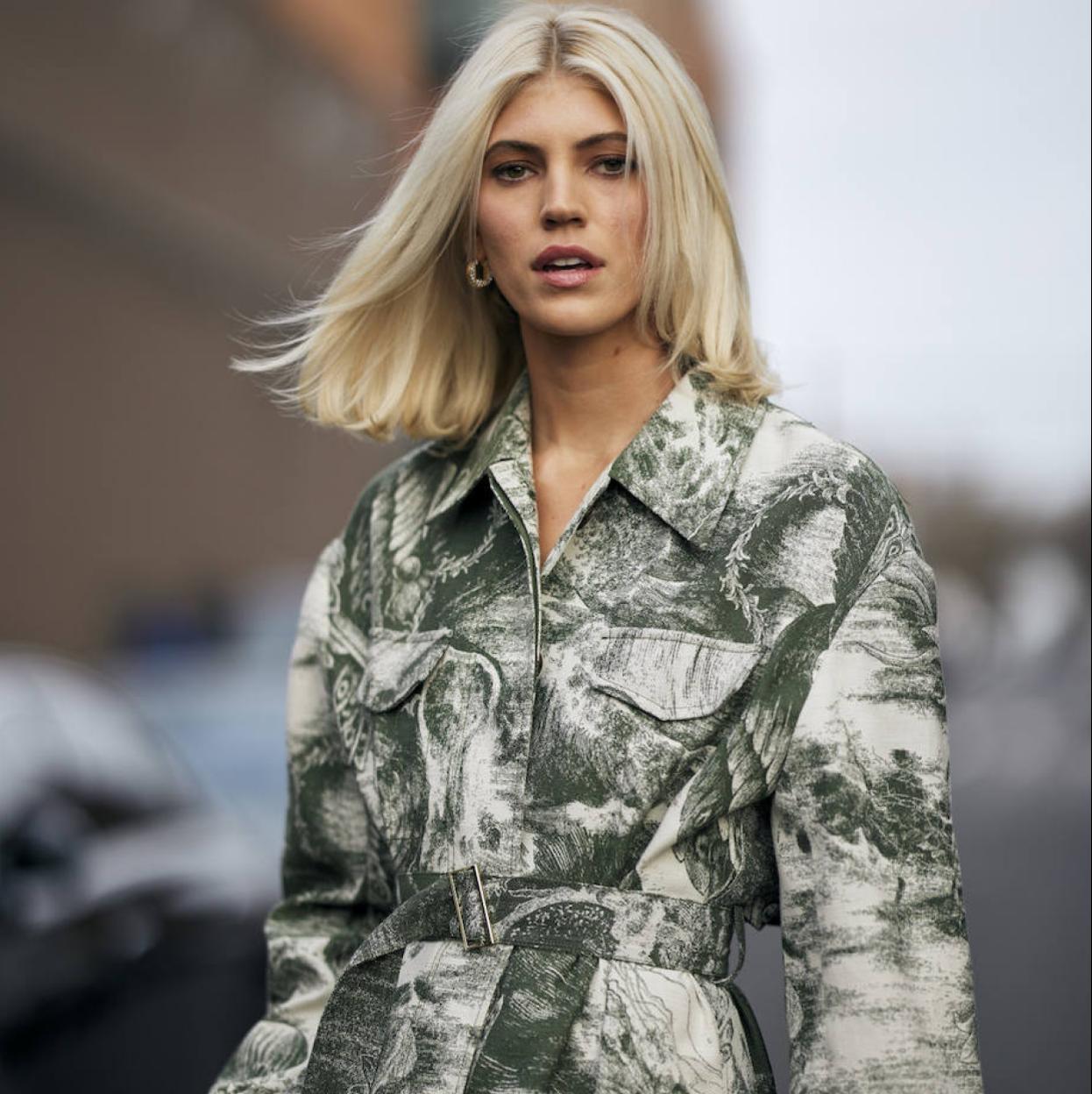 Modelo con pelo bonito