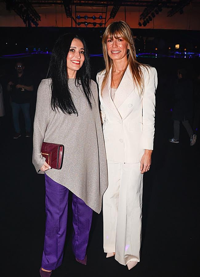 Imagen - Begoña Gómez con conjunto sastre en blanco en la Mercedes-Benz Fashion Week Madrid. Foto: gtres.