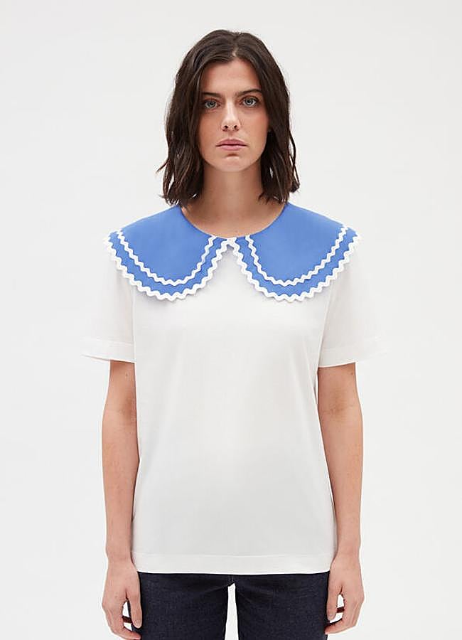 Imagen - Camiseta con cuello bebé de Claudie Pierlot.