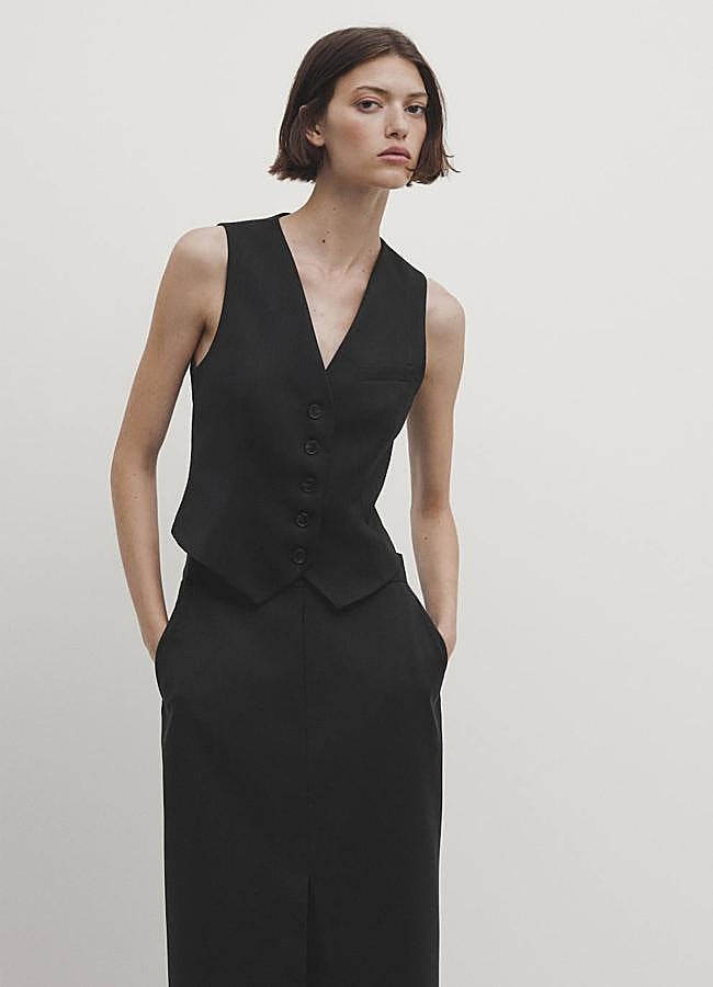 Imagen - Chaleco de traje negro