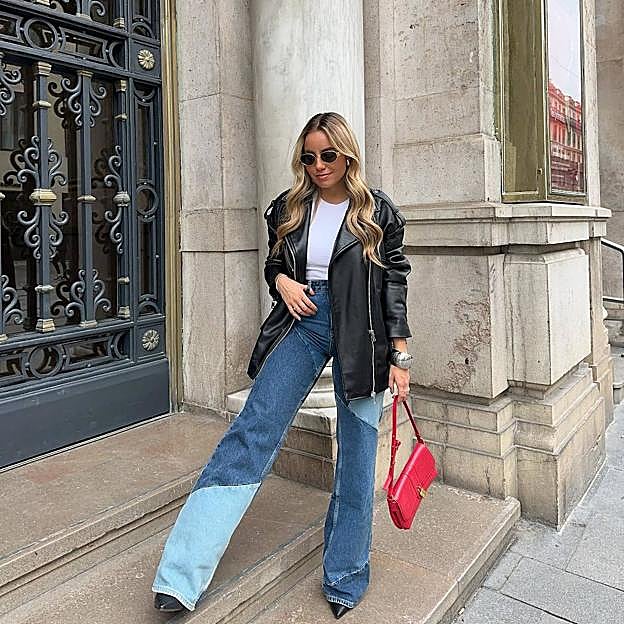 Vaqueros originales muy favorecedores que usan las influencers para alegrar sus looks básicos