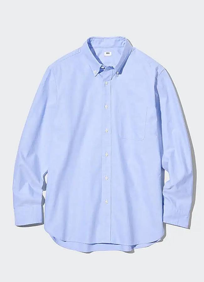 Imagen - Camisa azul de Uniqlo, 39,90 euros.