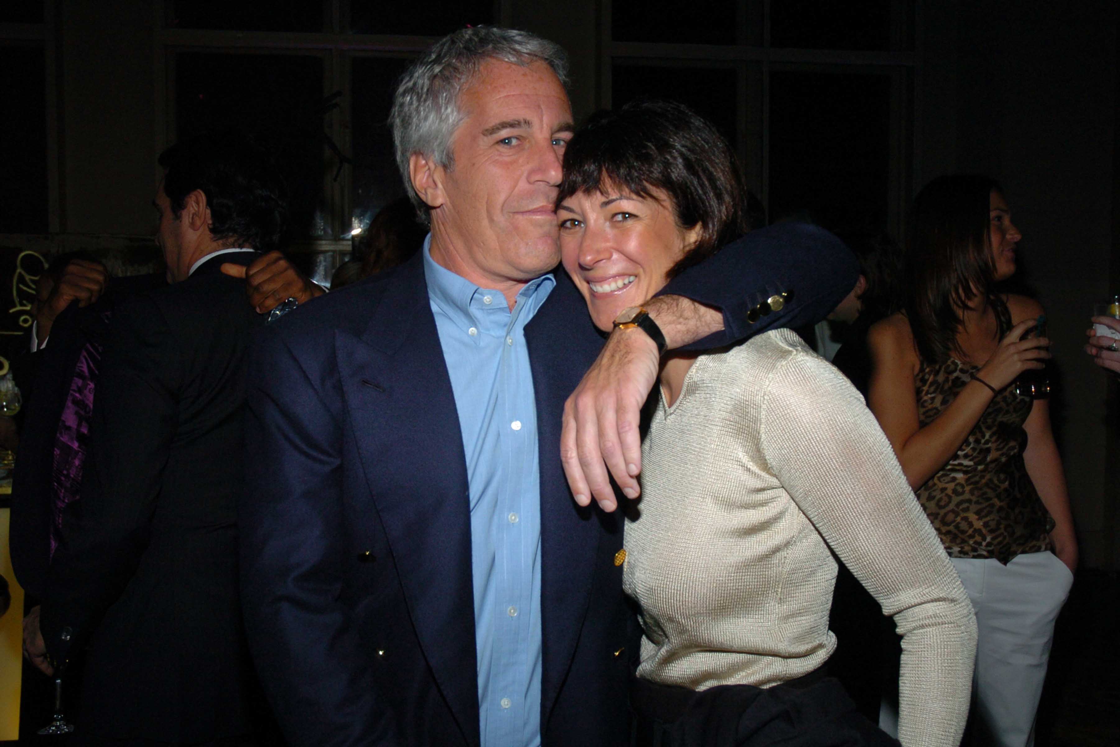 Jeffrey Epstein y Ghislaine Maxwell. 