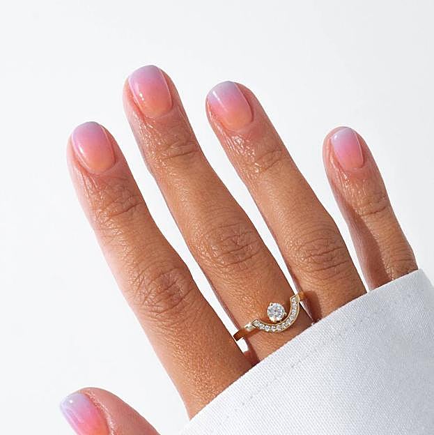 Uñas degradadas tendencia para primavera