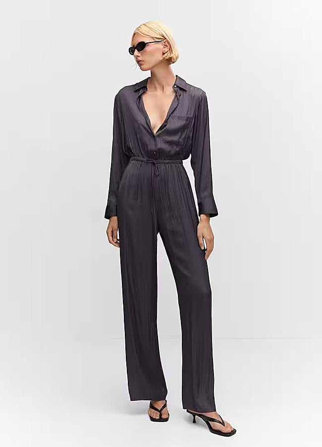 Imagen - Mono largo satinado elástico