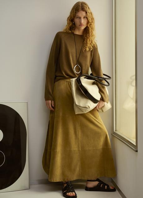 Imagen - Falda de piel de Massimo Dutti (249 euros)