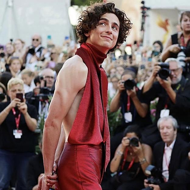 Timothèe Chalamet, en una foto reciente en la alfombra roja. 
