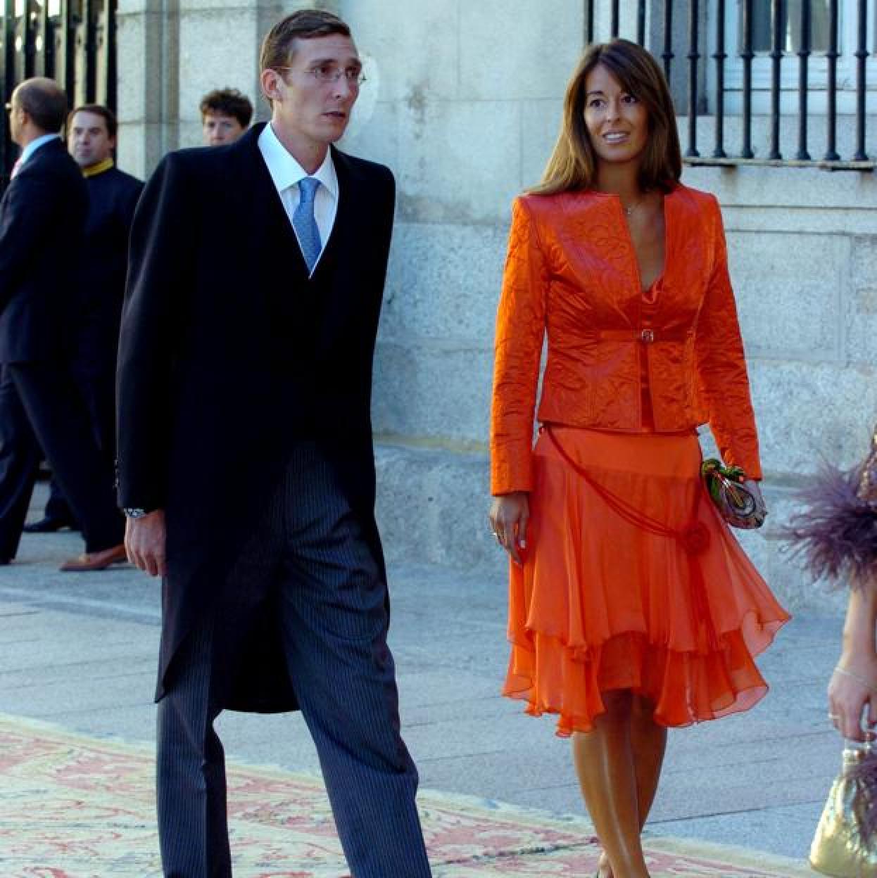 Fernando Gómez-Acebo, con su primera mujer, Mónica Martín Luque. 