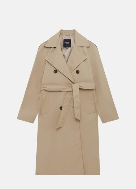 Imagen - Trench con cinturón de Pull & Bear (39,99 euros)