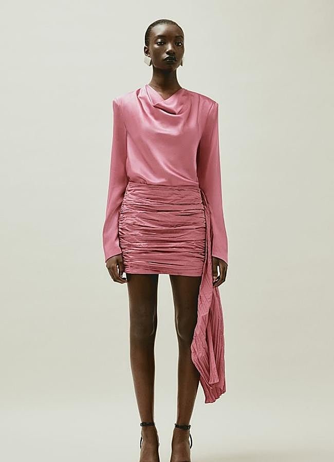 Imagen - Falda con cola fruncida, 79,99 euros.