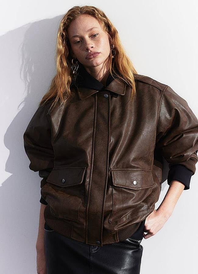 Imagen - Cazadora efecto piel estilo vintage