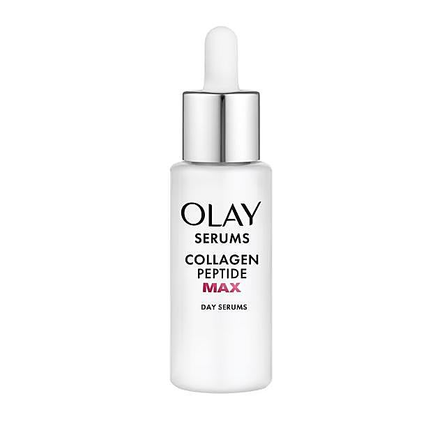 Imagen principal - El sérum, el contorno de ojos y la crema hidratante de la nueva colección Collagen Peptide MAX de Olay.