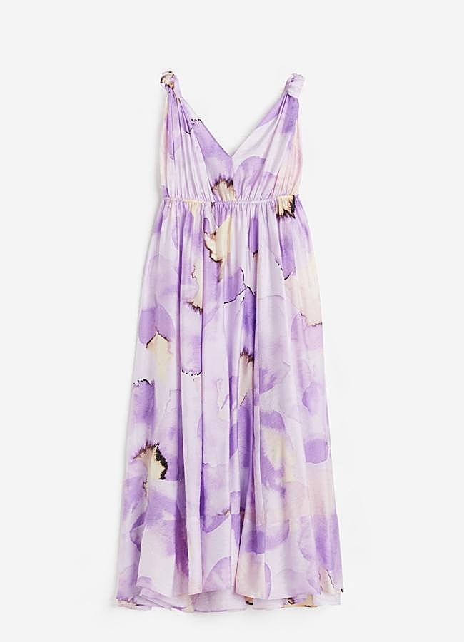 Imagen - Vestido estampado vaporoso con vuelo