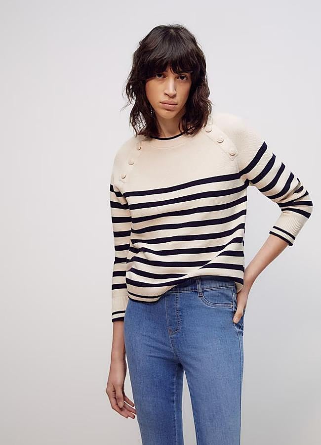 Imagen - Jersey con estampado a rayas