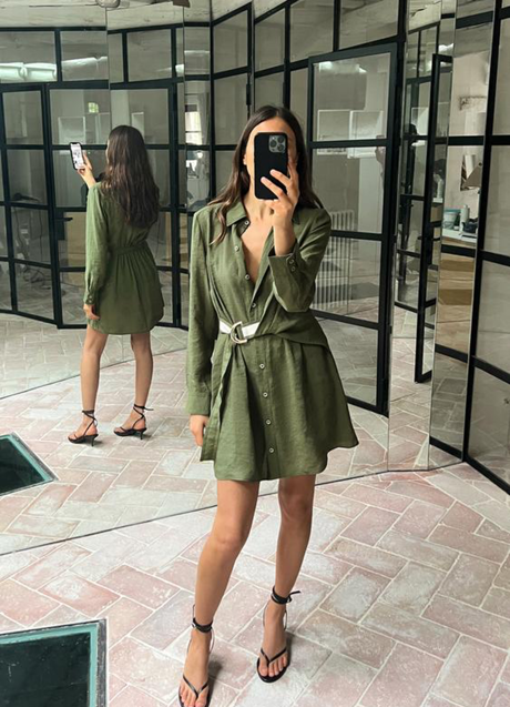 Imagen - Vestido caqui de Zara (35,99 euros)