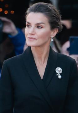 Imagen secundaria 2 - Letizia con el collar de perlas rusas, la tiara rusa y la perla Peregrina.