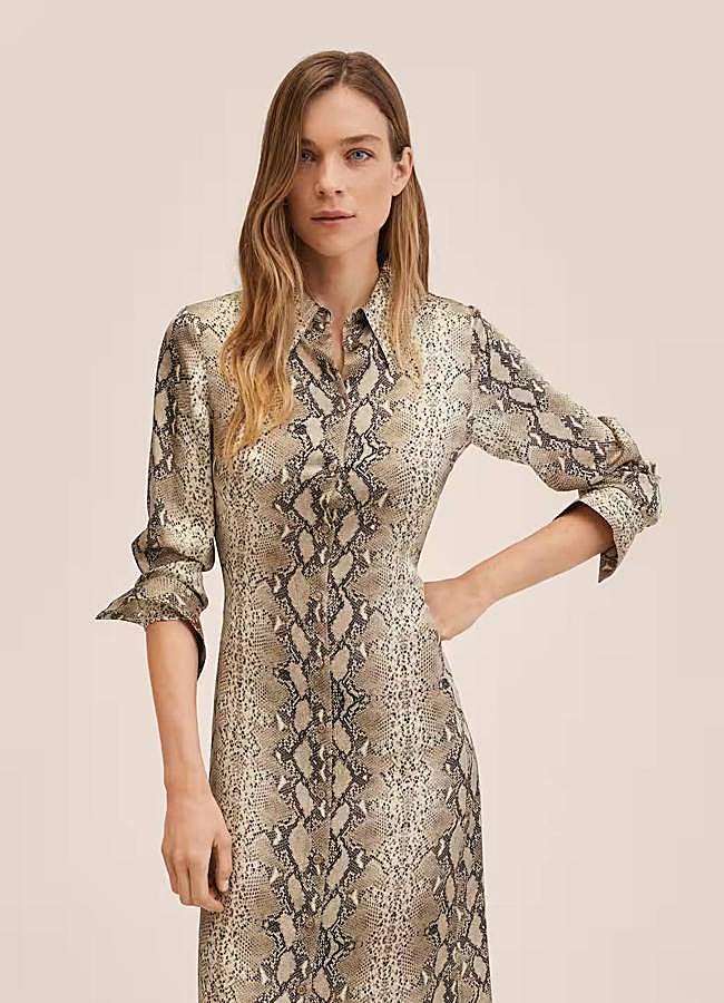 Imagen - Vestido midi en animal print