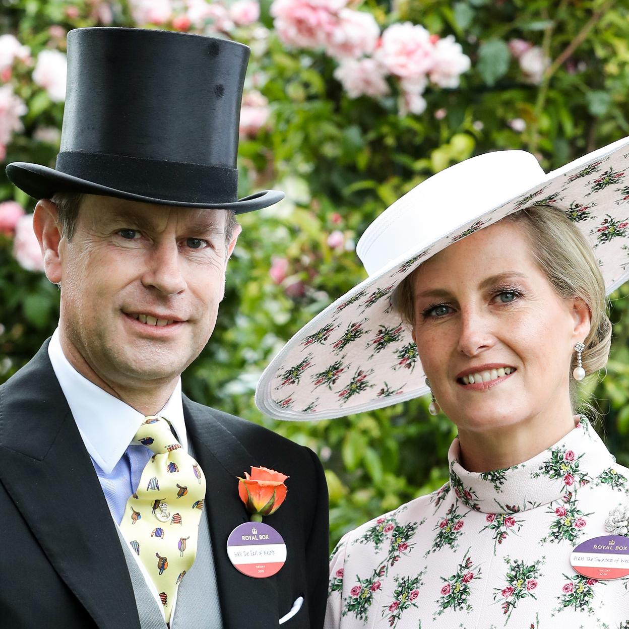 Eduardo y Shopie, duques de Edimburgo. 