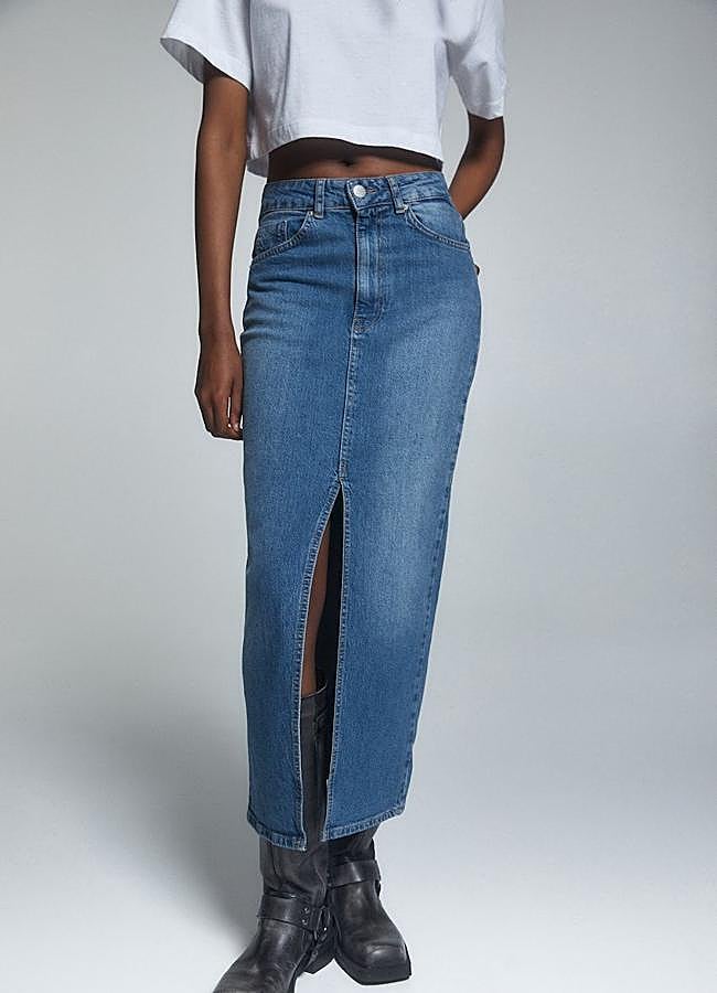 Imagen - Falda vaquera larga