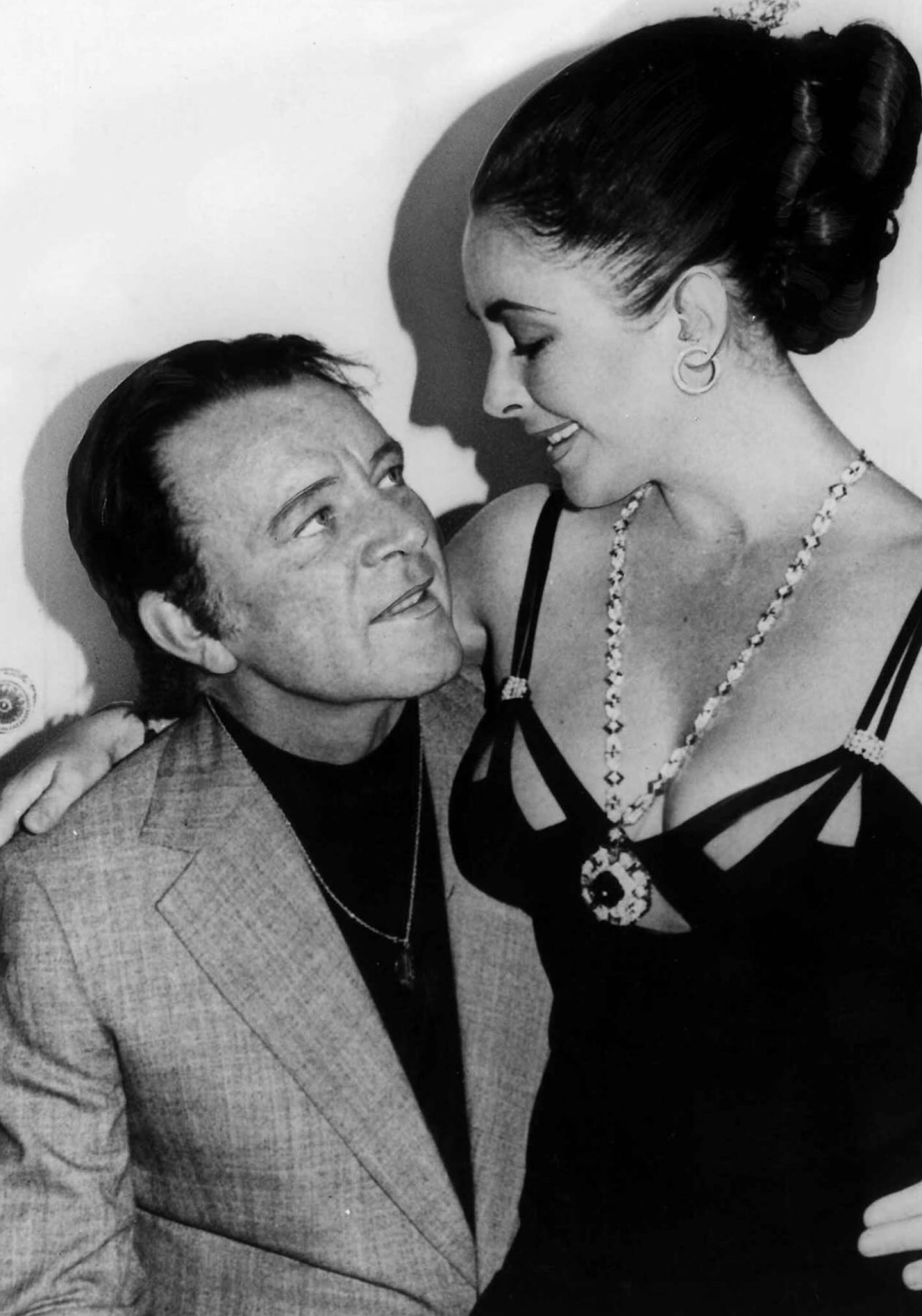 Elizabeth Taylor y Richard Burton.