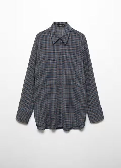 Imagen - Blusa con estampado de cuadros de Mango (25,99 euros)