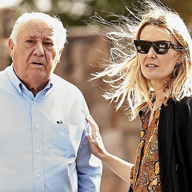 amancio Ortega junto a su hija Marta.