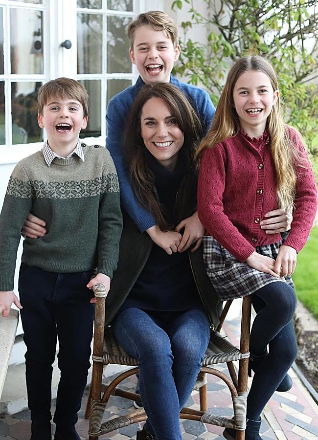 Imagen - Kate Middleton junto a sus hijos.