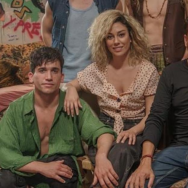 Jaime Lorente y Blanca Suárez durante el rodaje de la película.