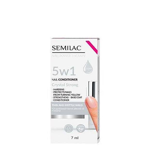 Crystal Strong Power Therapy 5en1 de Semilac. Precio: 6,50 euros