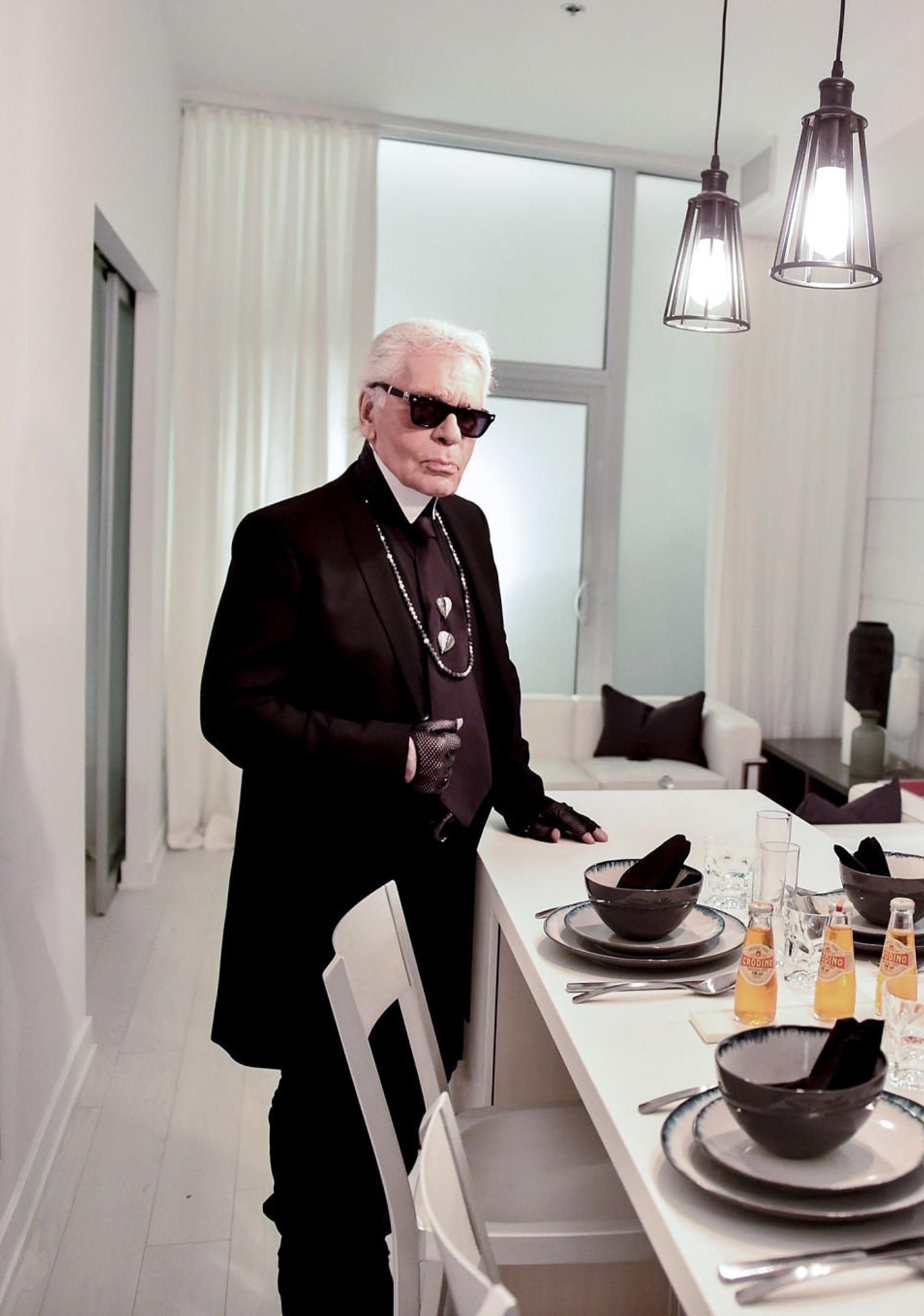 Karl Lagerfeld en una foto de archivo.