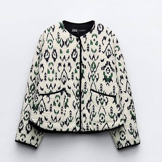 Chaqueta acolchada de Zara