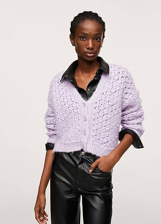 Imagen - Cárdigan romántico con botones joya