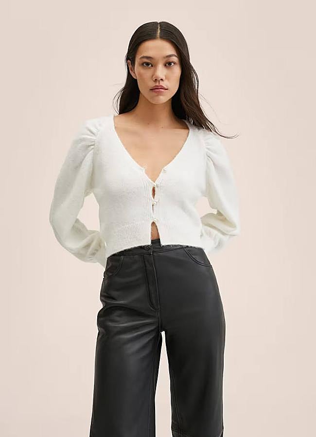 Imagen - Cárdigan romántico con mangas abullonadas