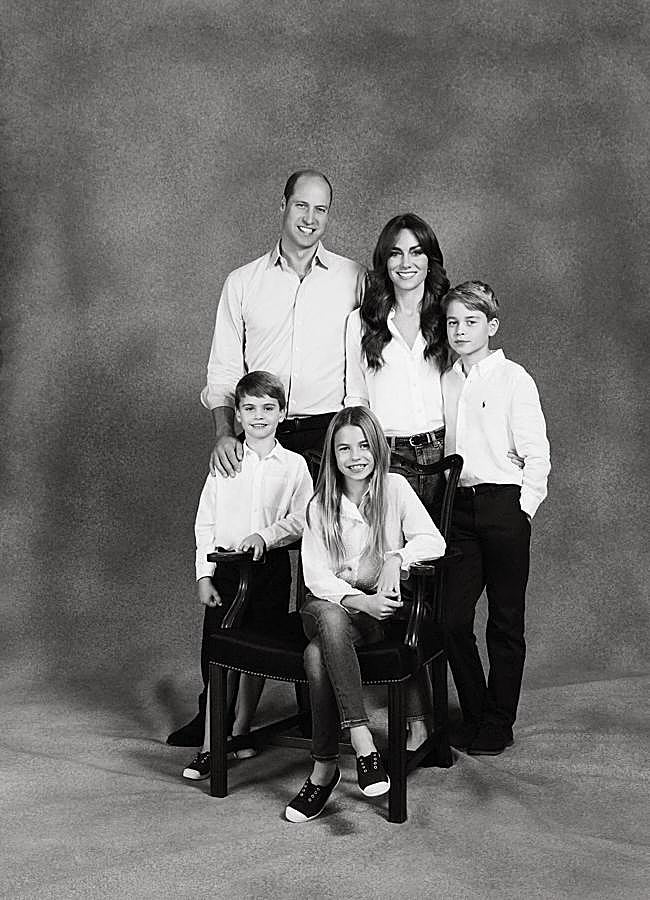 Imagen - La felicitación navideña de los Príncipes de Gales y sus hijos. / INSTAGRAM