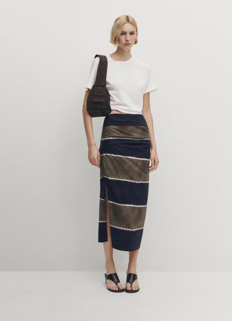 Imagen - Falda de rayas de Massimo Dutti (69,99 euros)