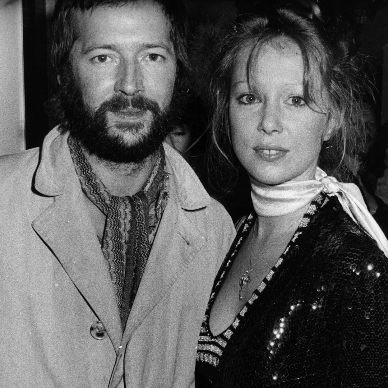 Eric Clapton y Pattiie Boyd.