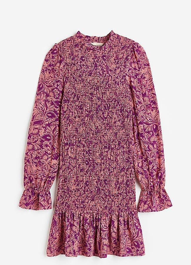 Imagen - Vestido estampado con fruncidos de H&M, 29,99 euros.