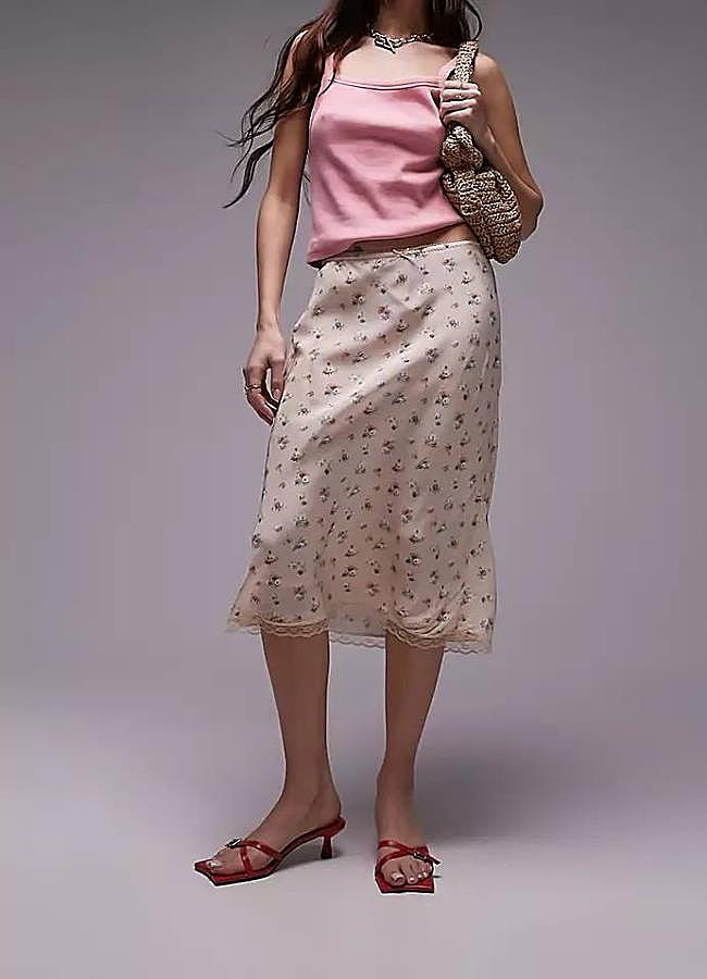 Imagen - Falda estampada lencera