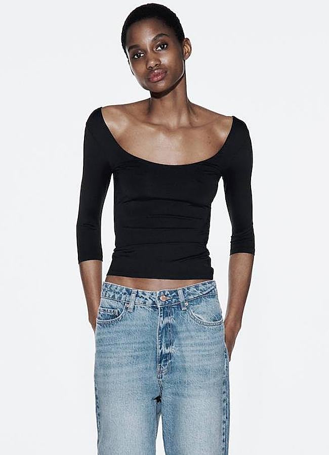 Imagen - Camiseta con escote barco