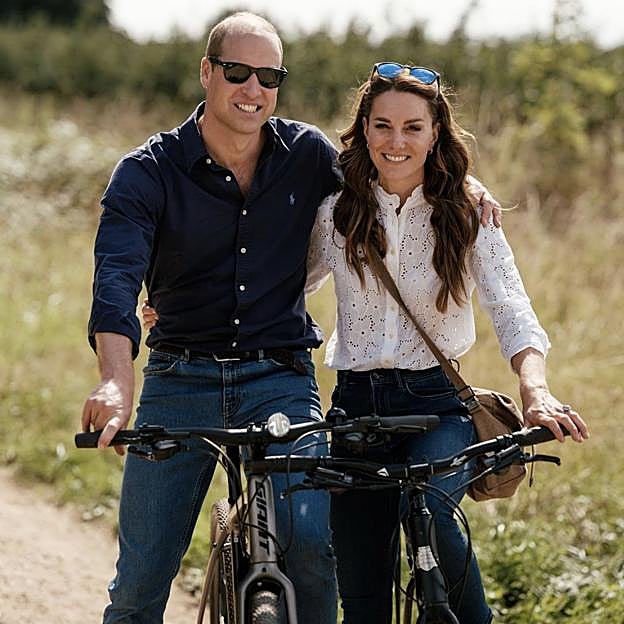 Los príncipes de Gales, antes de la operación de Kate Middleton. 