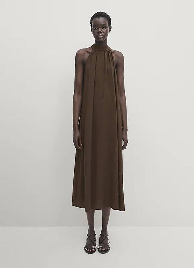 Imagen - Vestido midi halter