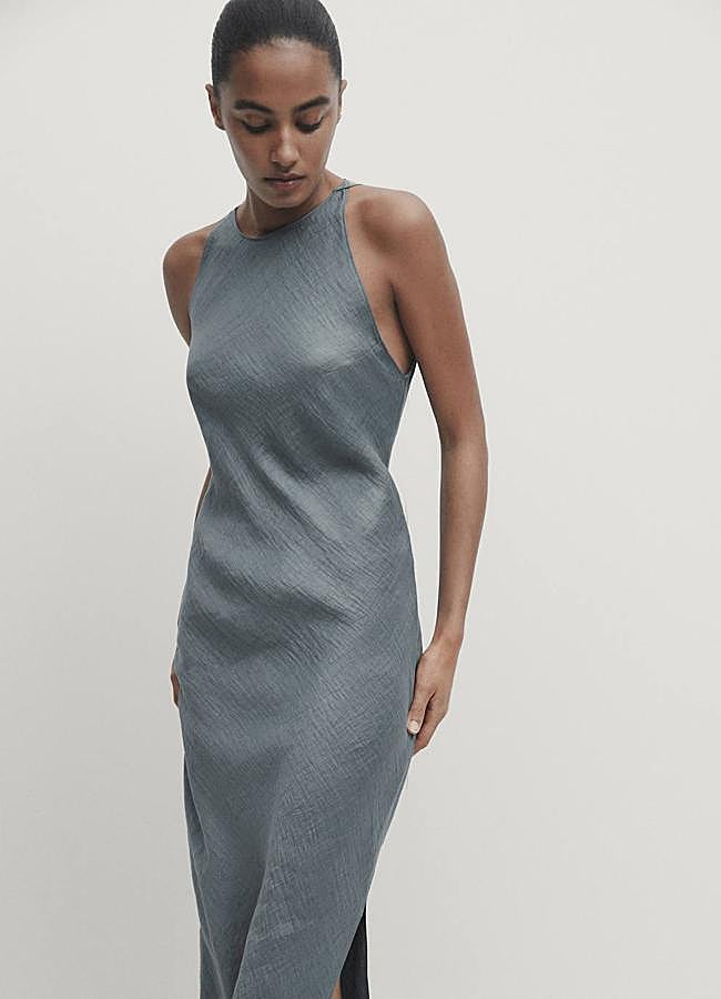 Imagen - Vestido midi satinado