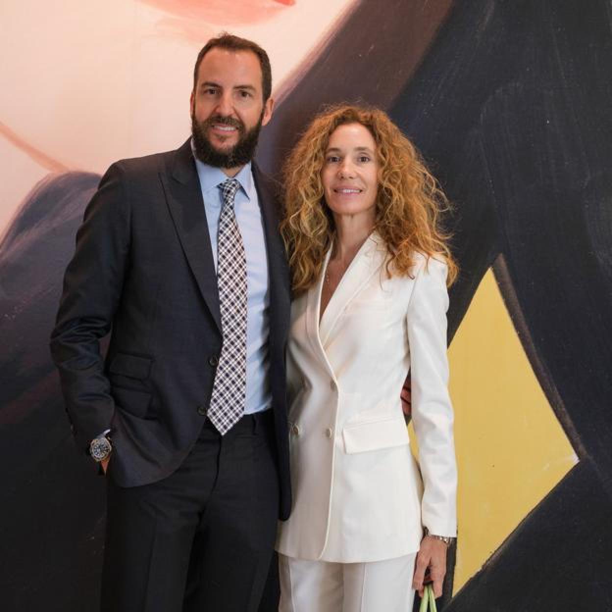 Borja Thyssen y Blanca Cuesta, en un acto social. 