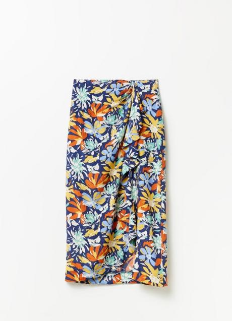 Imagen - Falda con estampado de flores de Sfera (25,99 euros)