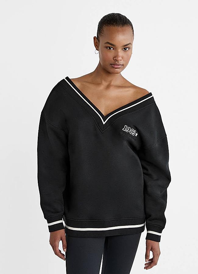 Imagen - Sudadera vintage escotada