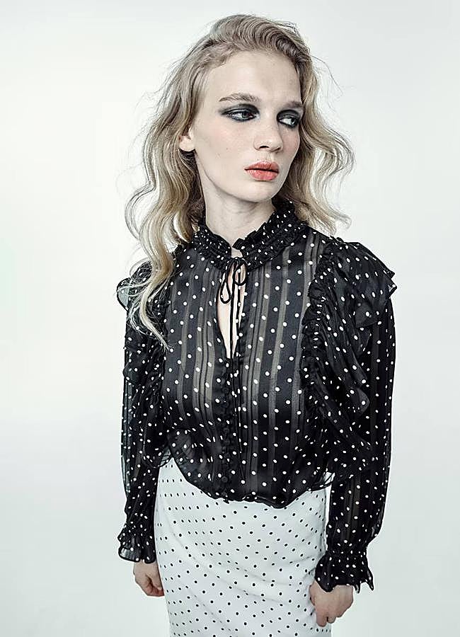 Imagen - Camisa de lunares romántica