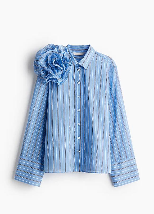 Imagen - Camisa con flor de H&M, 39,99 euros.