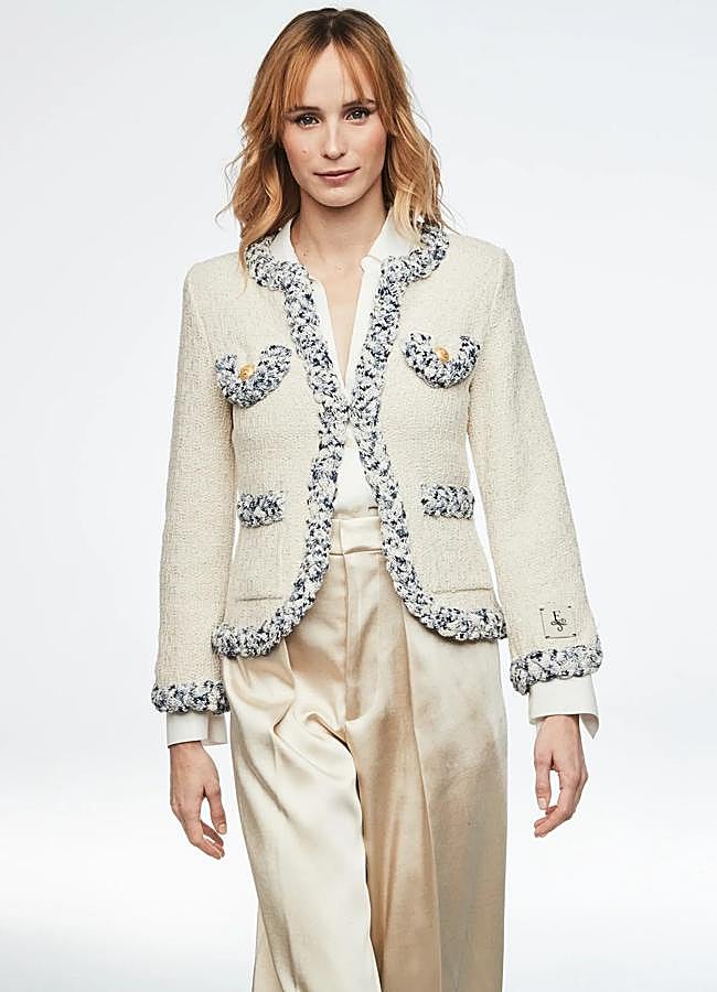 Imagen - Chaqueta de tweed con ribetes de The Extreme Collection, 298 euros.